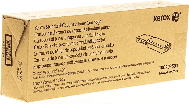Toner kartuša Xerox 106R03501, standardna, zmogljivost 2500 strani, rumena