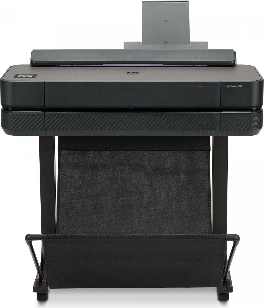 Velikformatni tiskalnik HP DesignJet T650, 24-palčni, črn