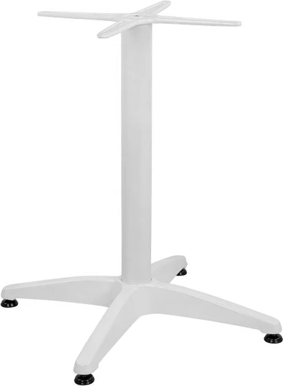 Aluminijasta osnova s 4 nogami 65x65x70 cm s križem 48x48 cm FH448.02 Bela