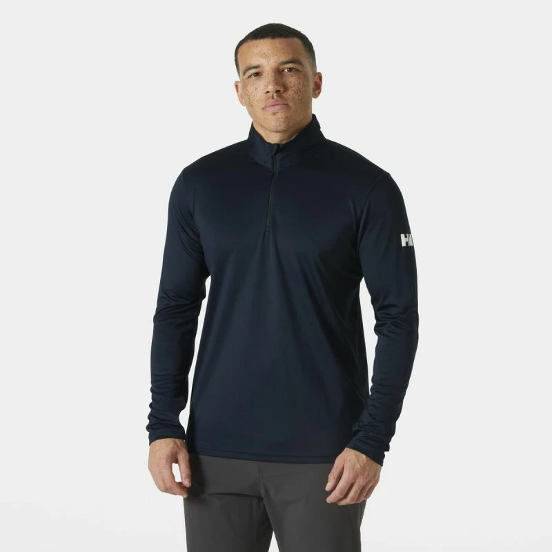 Tehnična majica z dolgimi rokavi za moške Helly Hansen, temno modra