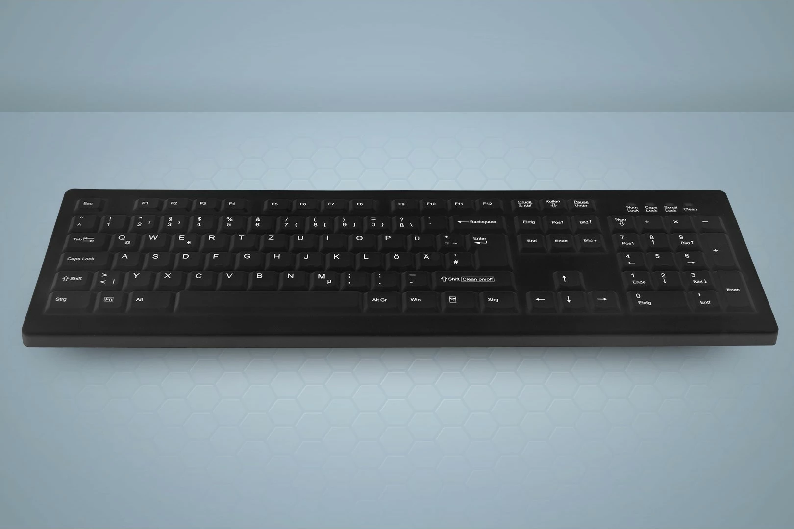 Polna računalniška tipkovnica, Cherry AK-C8100, QWERTZ, žična, USB, membranska, črna