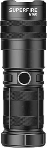 Ročna svetilka Superfire GT60, 2600 lm, 6000 mAh, črna