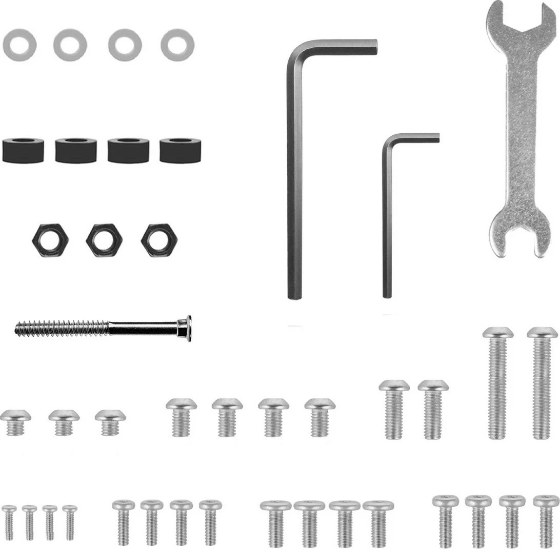 Voziček za monitor in računalniško ohišje Maclean MC-793, 17–32", bel