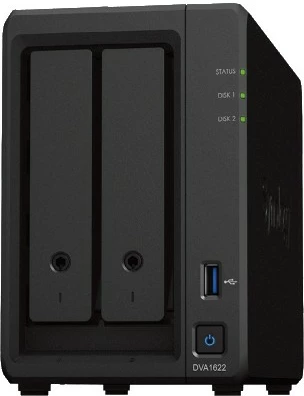 Strežnik za nadzor Synology DVA1622, Intel Celeron J4125, 2 GHz (burst 2.7 GHz), 6 GB