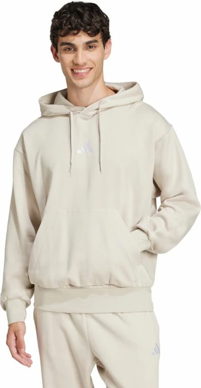 Duks adidas Essentials Feelcozy Fleece, bež - moški