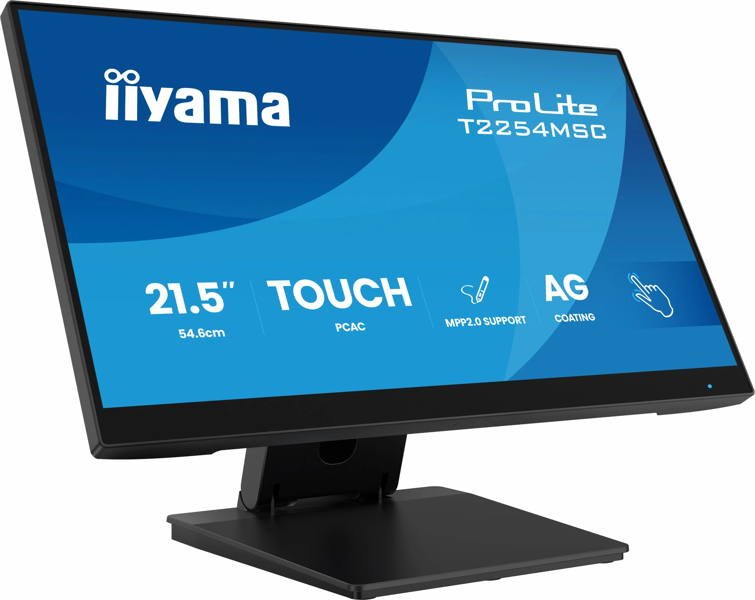 Monitor na dotik 21,5'', HDMI, DP, USB — iiyama ProLite T2254MSC-B2AG