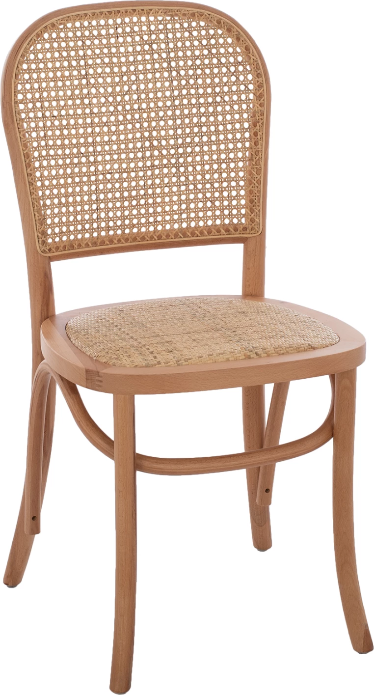 Profesionalni stol SLOAN iz bukovega lesa z perforiranim naslonom FH8915.21 naravni 45x48x88Hcm