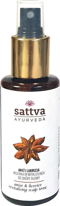 Tonik za lasišče Sattva Revitalising Scalp Tonic Anise & Licorice, za ženske, 100 ml