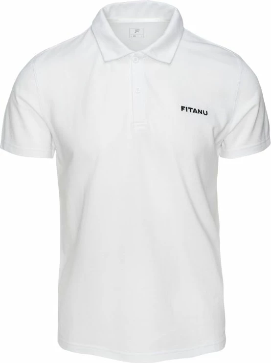 Majica polo za moške Fitanu, bela