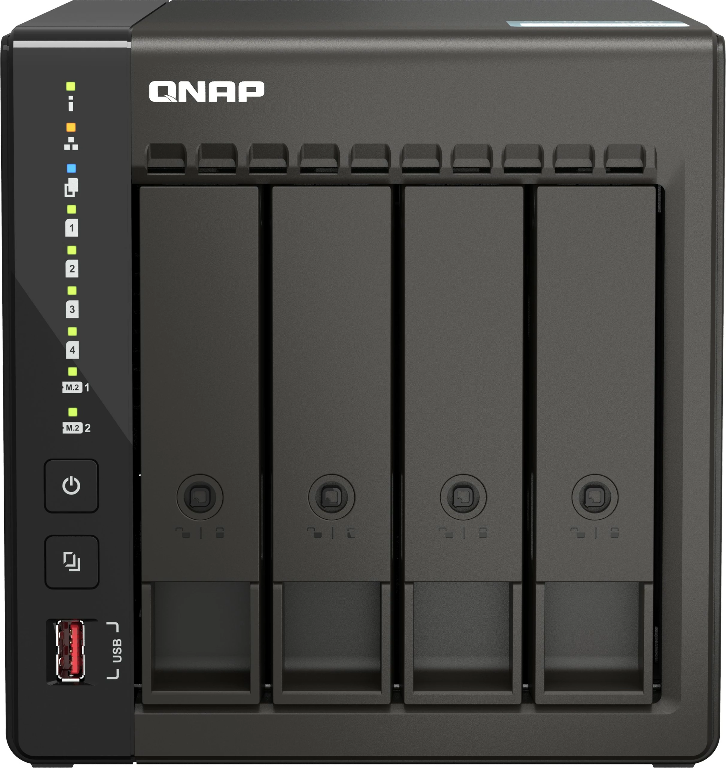 Naprava NAS Intel® Celeron® J6412, 8GB RAM, črna - QNAP TS-453E