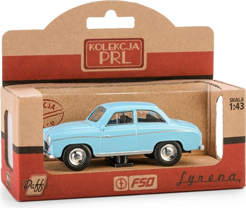 Igralni avto Daffi PRL Syrena 104, 1:43, modra