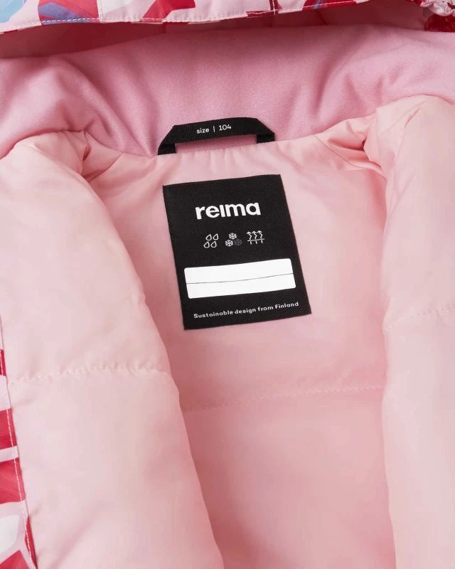 Zimska jakna za otroke Reima, rdeča