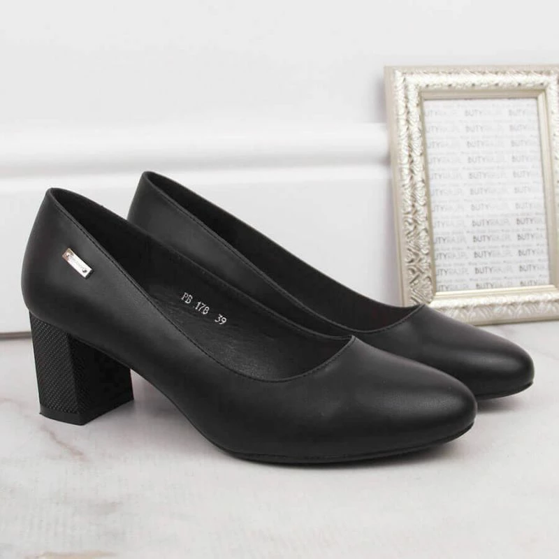 Elegantne ženske čevlje, Sergio Leone, črni