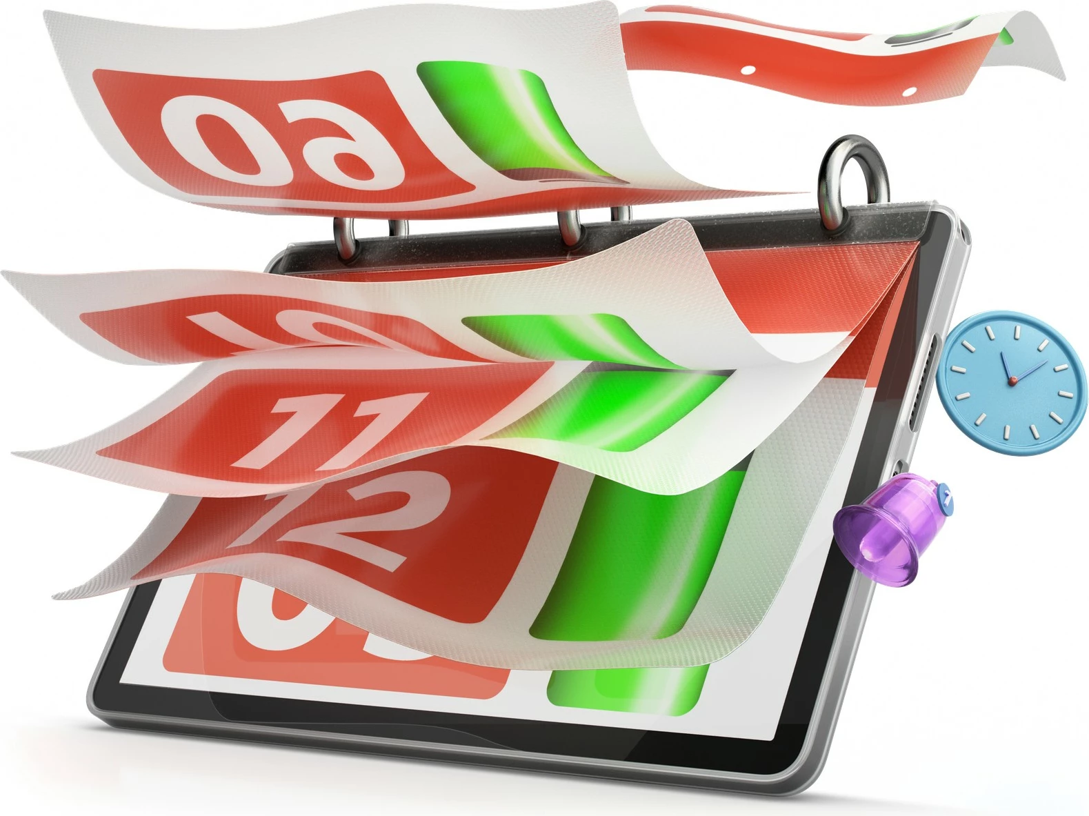 Tablet z 64 GB s ovitkom, črn — Lenovo