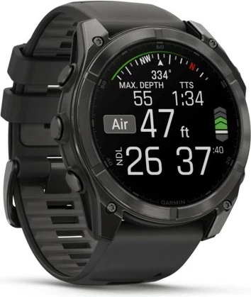Napreden pametni športni ura, Garmin Fenix 8, 51 mm, AMOLED, 32 GB, GPS, črna