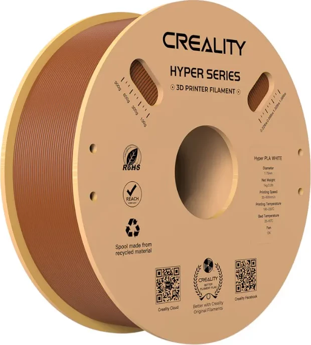 PLA filament Hyper Series 1,75 mm, 1 kg, rjav, Creality