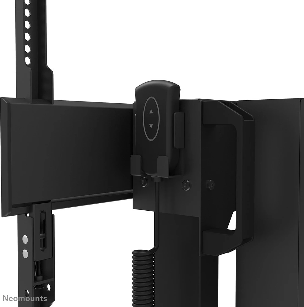 Motorni talni stojalo za zaslon Neomounts FL55-875BL1, 100", 110 kg, črno