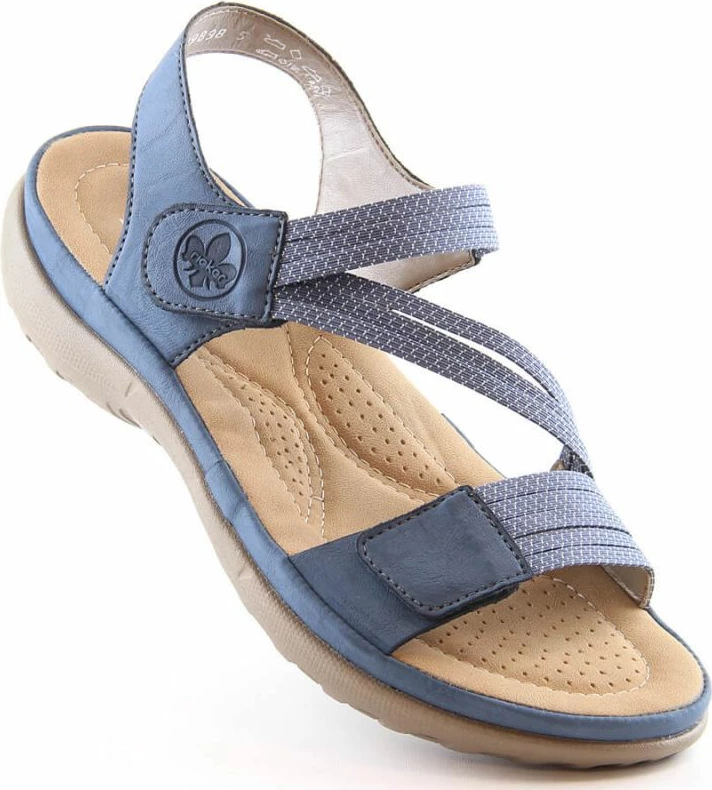 Sandali Rieker, ženski, modri