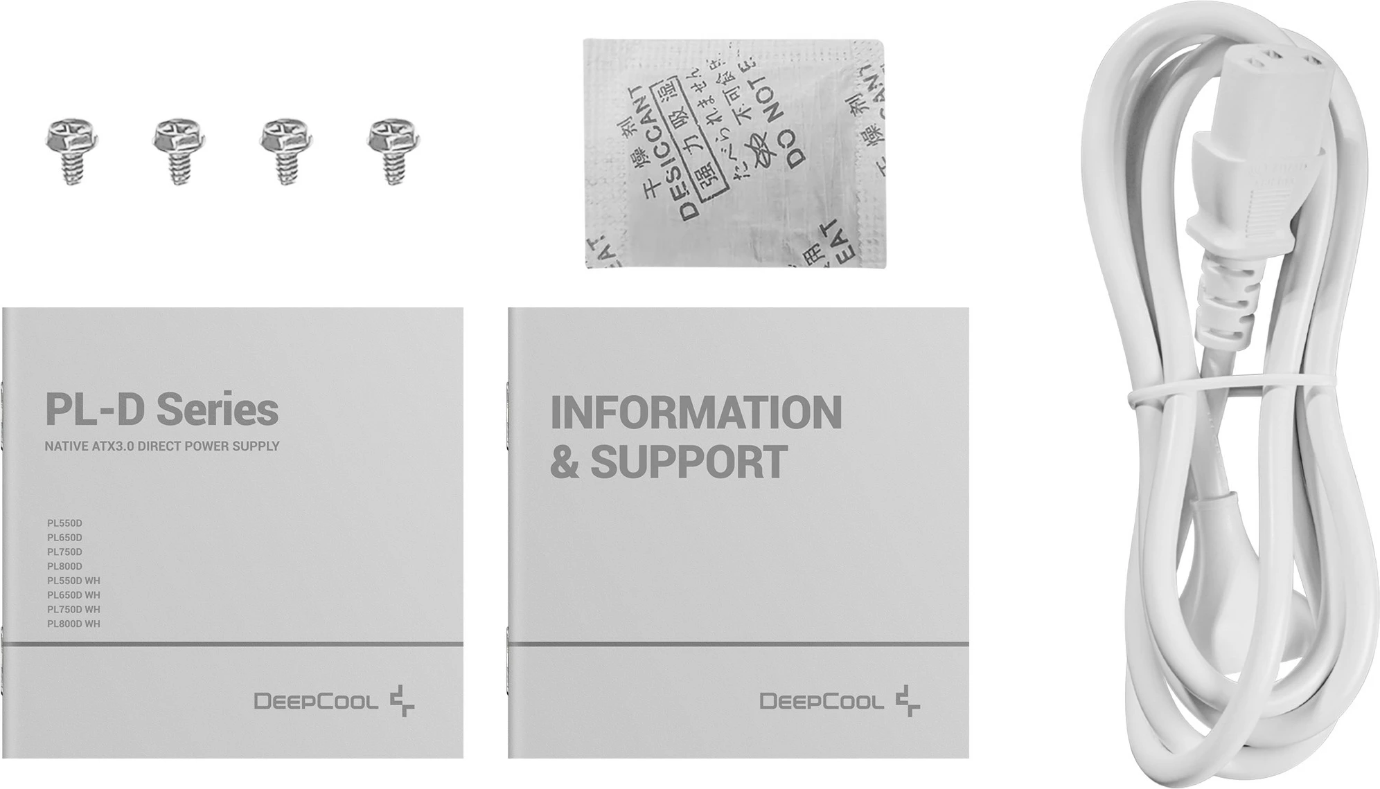 Napajalnik 750W, 80 PLUS Bronze, bel Deepcool PL750-D