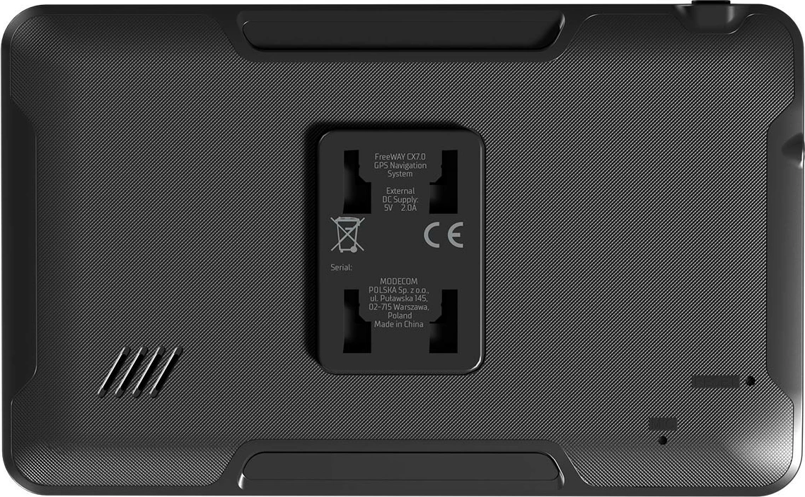 Navigacijski GPS za avto/kamion, MODECOM FreeWAY CX 7.0 iGO, 7" TFT, 8 GB, 256 MB RAM, microSD, Evropa, enoletna posodobitev