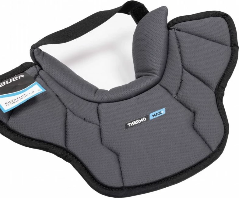 Mrežna zaščita vratu za vratarje Bauer za moške, črna