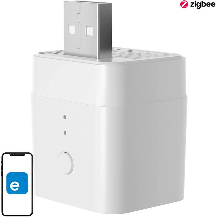 Pametni USB adapter ZigBee Sonoff ZBMicro, 36W, bel