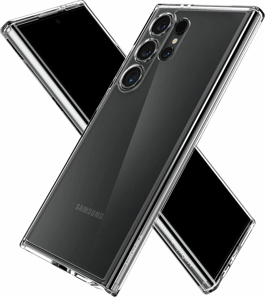 Prozoren ovitek za telefon Spigen Ultra Hybrid za Samsung Galaxy S24 Ultra