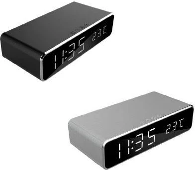 Digitalna alarmna ura, Gembird DAC-WPC-01, črna