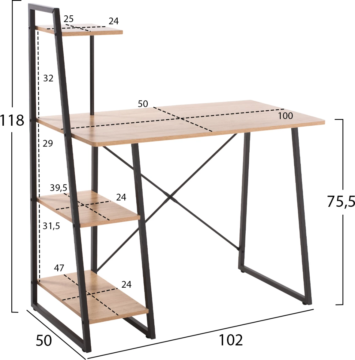 Študentski komplet 5 kosov FH11906
