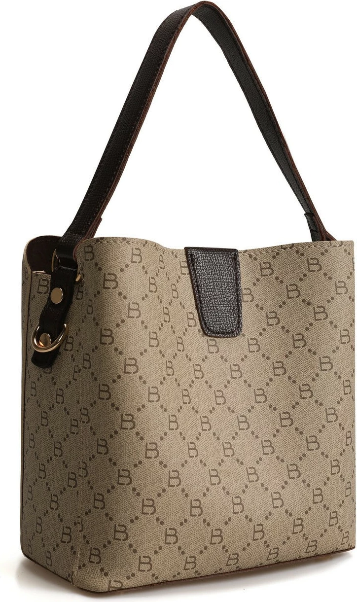 Bucket torba Lucky Bees, krem, rjava, 328 v2
