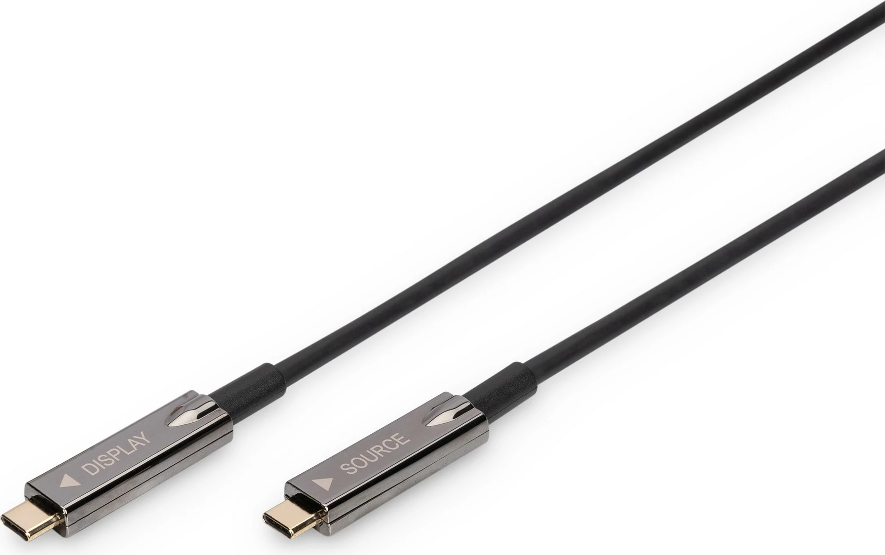 Aktivni USB Type-C AOC AV kabel 4K, 10 m, USB 3.2 Gen 1, črn — Digitus