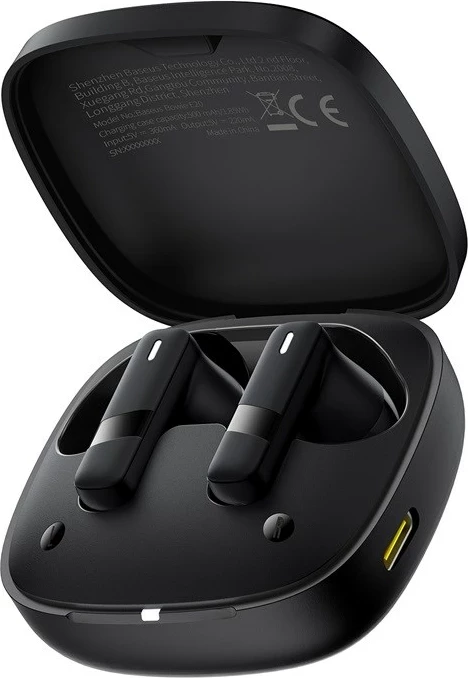 Brezžične slušalke za klice/muziko Baseus Bowie E20, črne