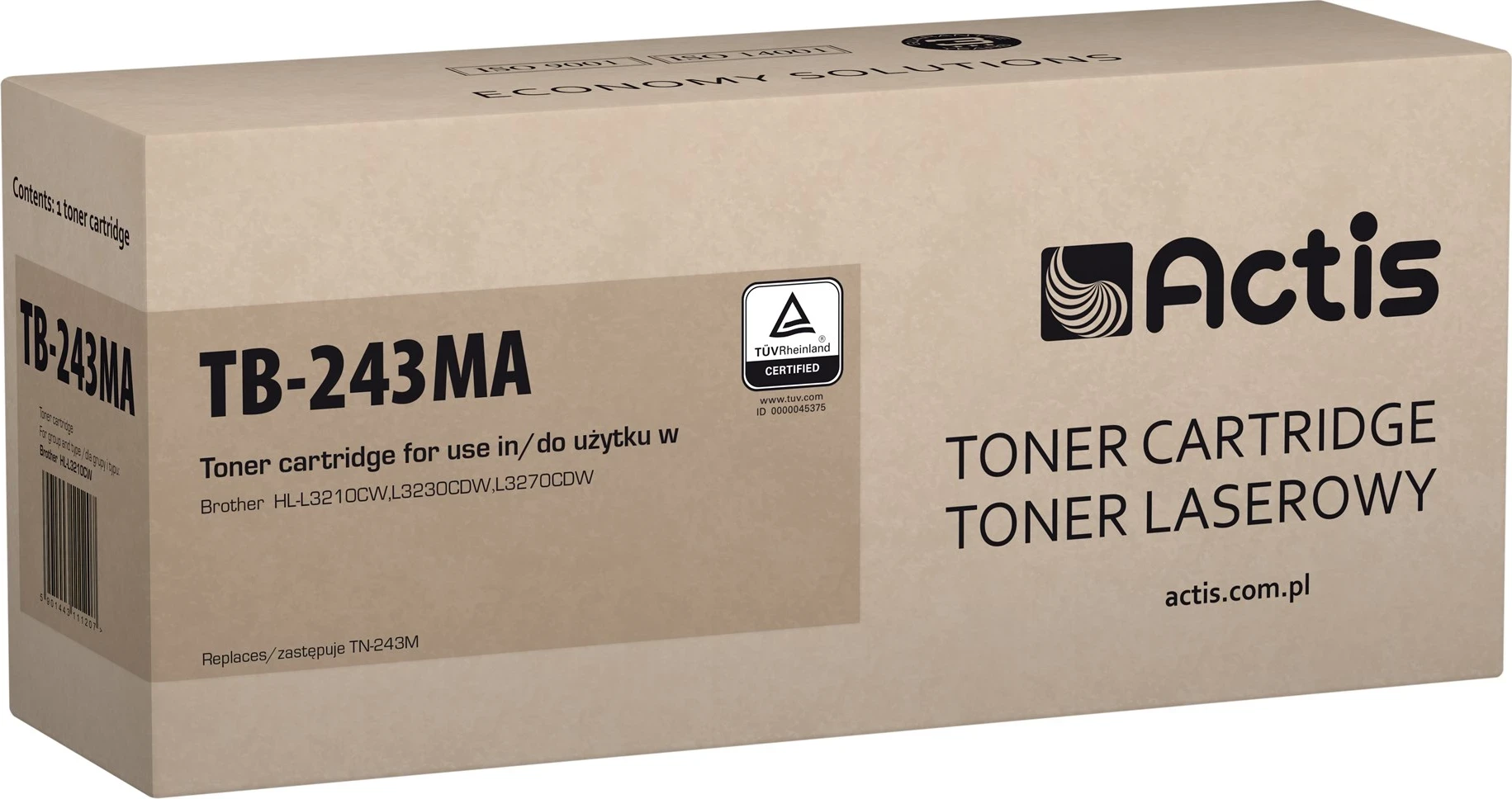 Zamenjalni toner Actis TB-243CA za tiskalnike Brother