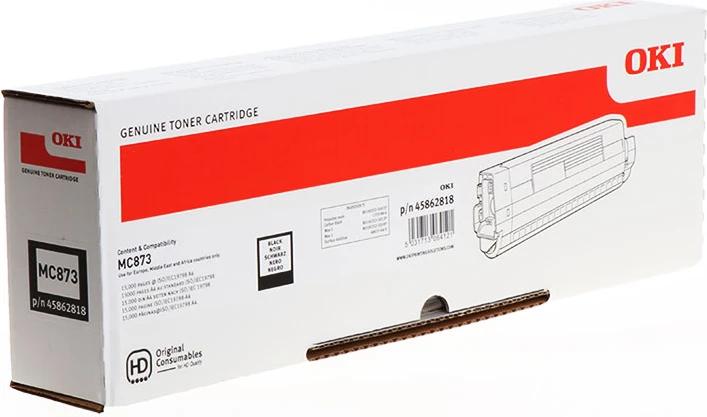 Toner kartuša 15000 strani za MC873, OKI 45862818, črn