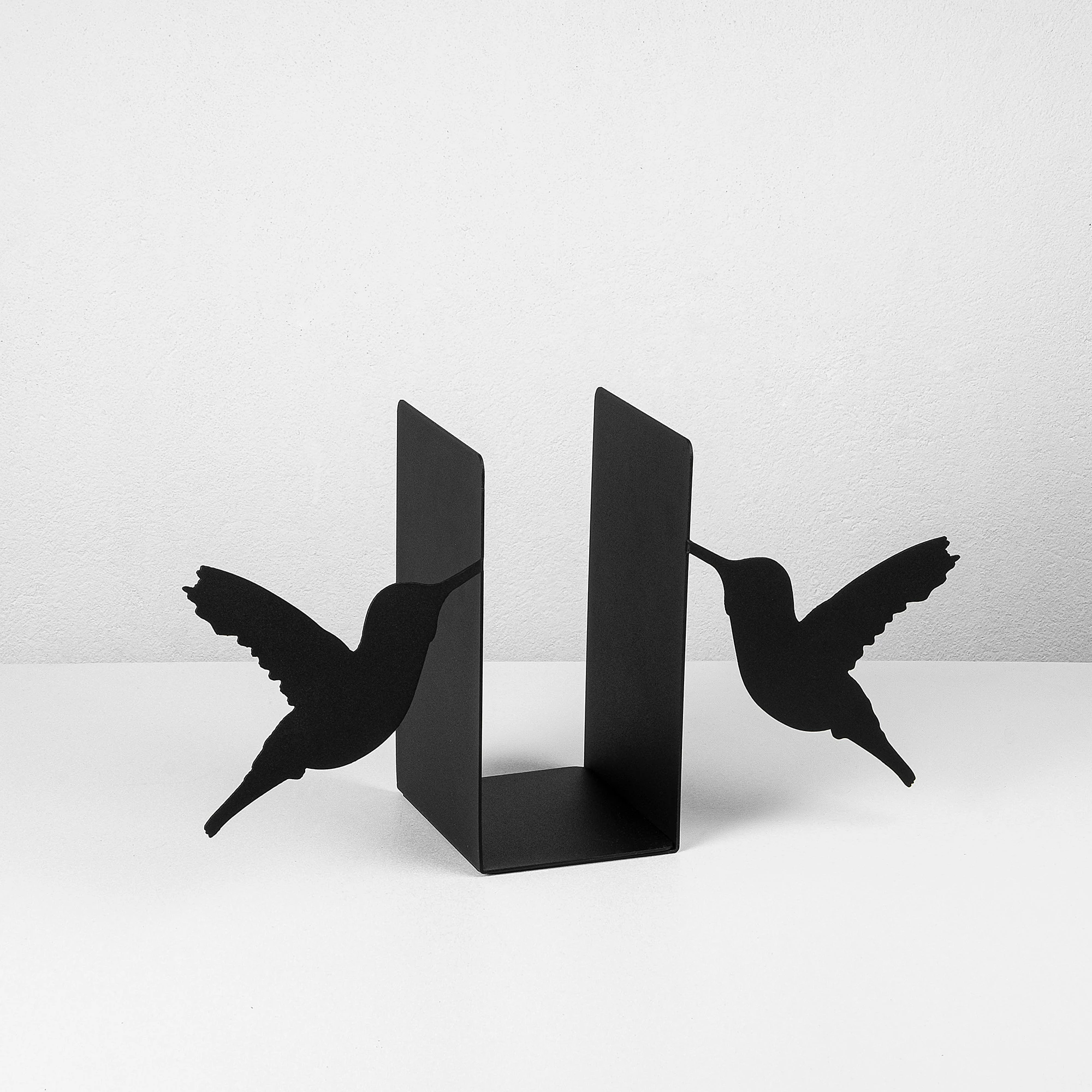 Metalen držalec za knjige Aberto Design, črn