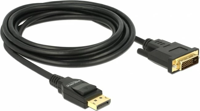 Kabel DisplayPort na DVI-D, 3 m, črn DeLOCK 85314