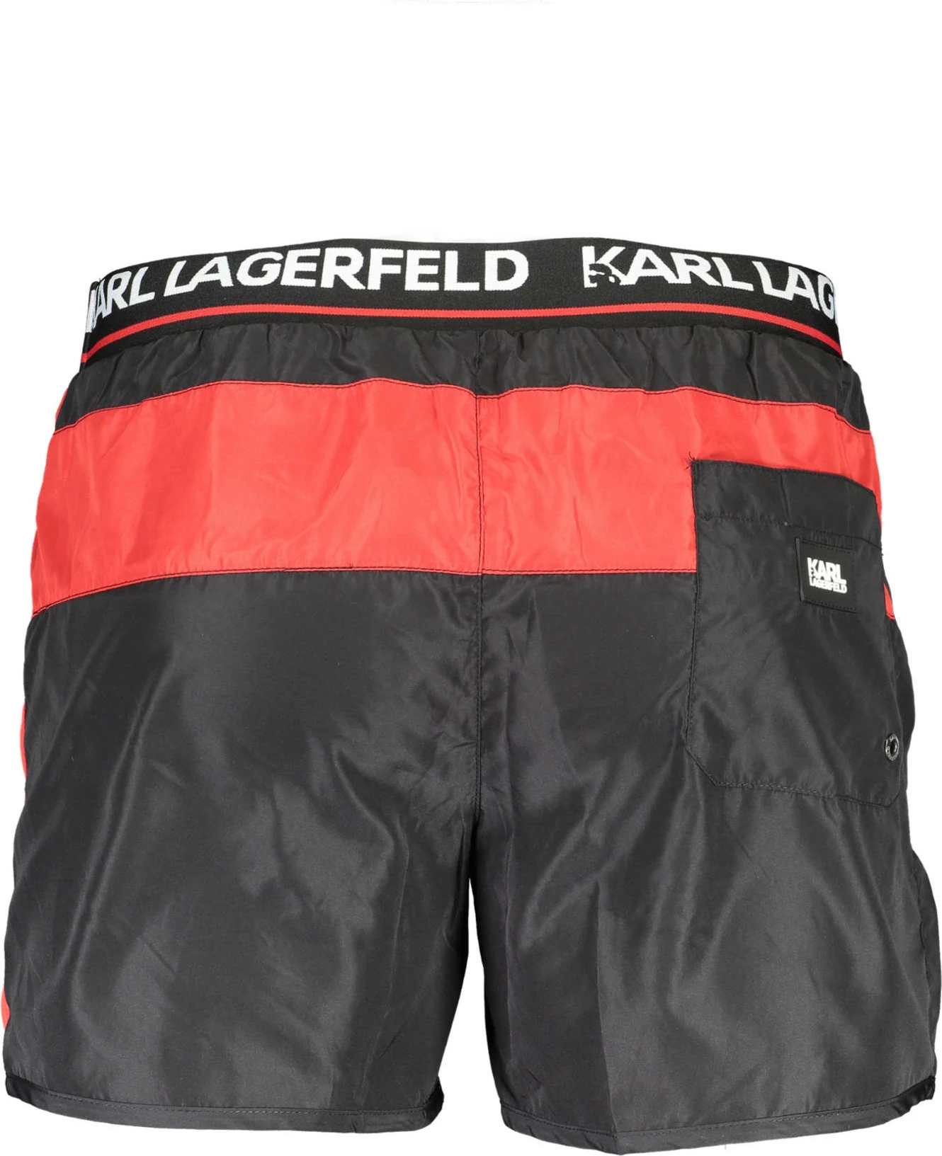 Kopalke kratke za moške KARL LAGERFELD BEACHWEAR, črne