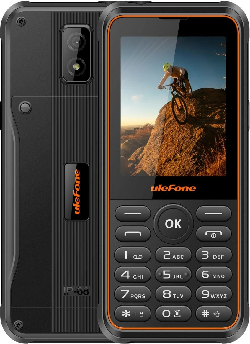 Trpežen 2,8" 2G telefon Ulefone Armor Mini 3, Dual SIM, 32MB/32MB, microSD, IP68, 2100 mAh, Bluetooth, črn