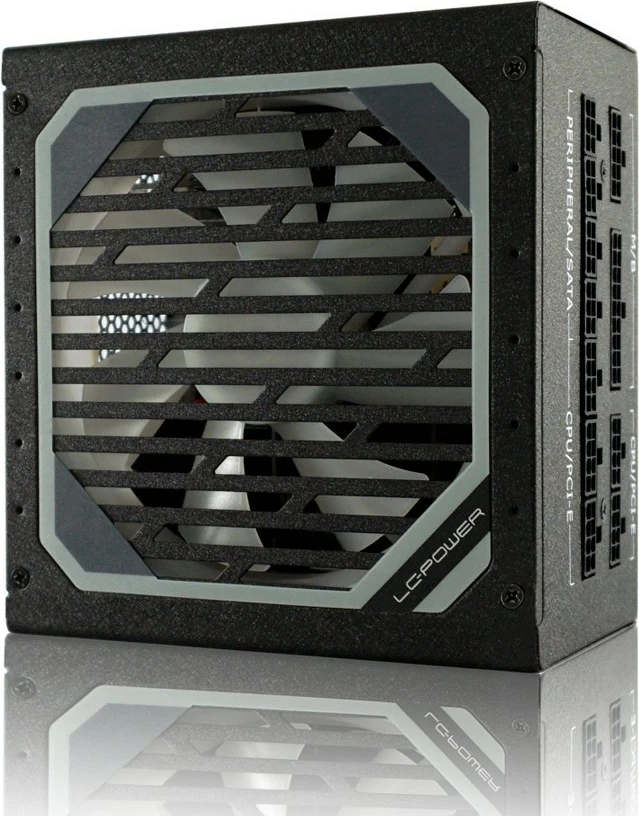 Napajalnik LC-Power LC6650M V2.31, 650 W, 80 PLUS Gold, modularen, črn