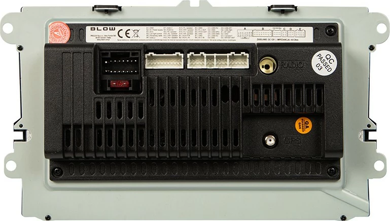 Multimedijski avtoradio BLOW CP02, 2DIN, 9-palčni, Android 13, WiFi, GPS, CarPlay, črn, z vzvratno kamero