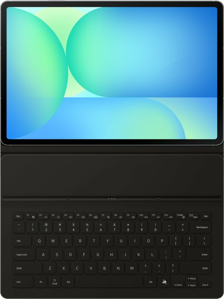 Tastatura QWERTZ za Galaxy Tab S10 FE+ Samsung EF-DX620, črna