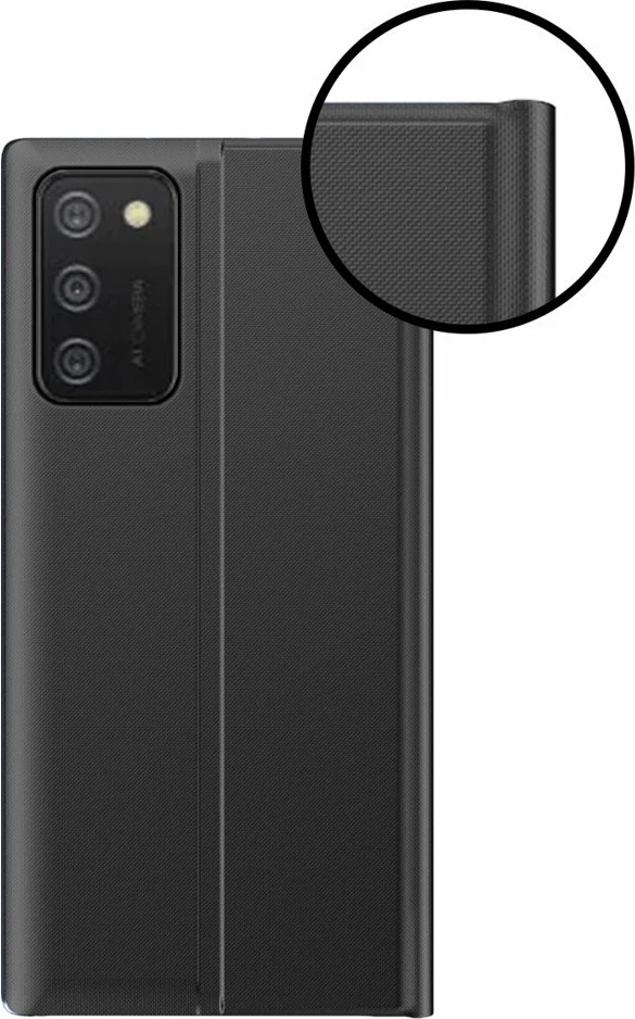 Ovitek z nosilcem Hurtel za Samsung Galaxy A03s, rožnate barve