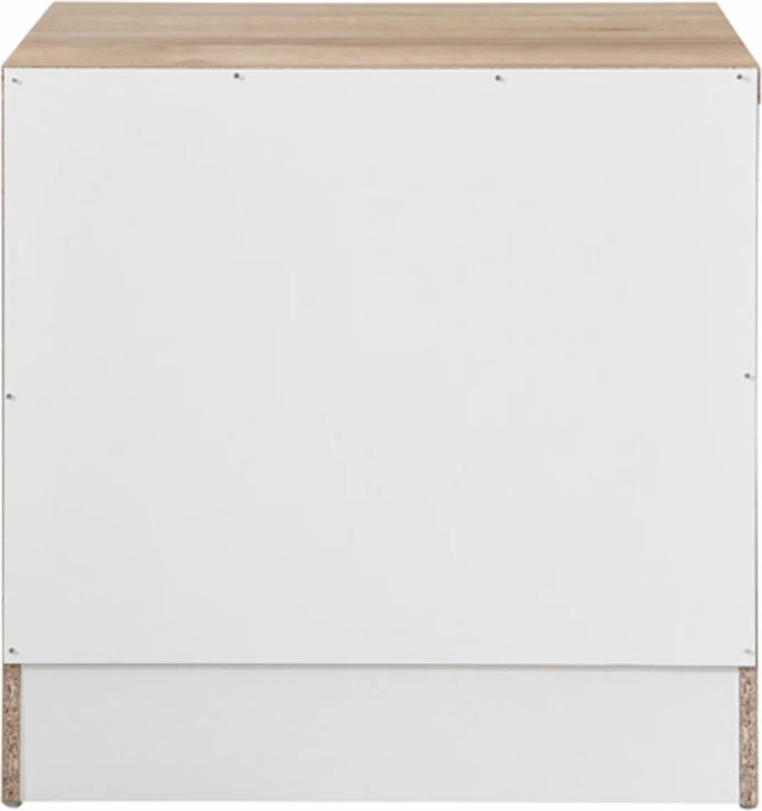 Komoda s 2 predali, naravna bela, 50x40x50 PRACTICO