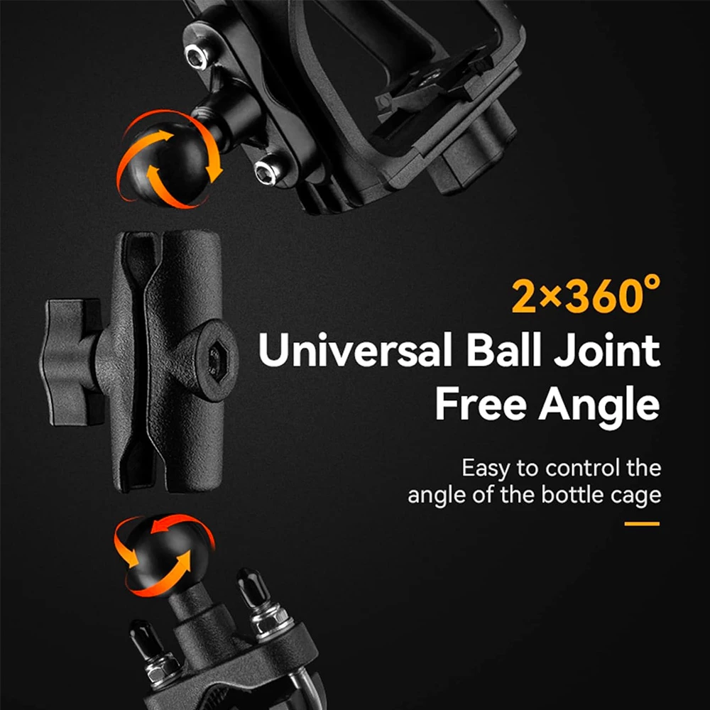 Držalo za steklenico za krmilo kolesa Rockbros 31210008002, črno