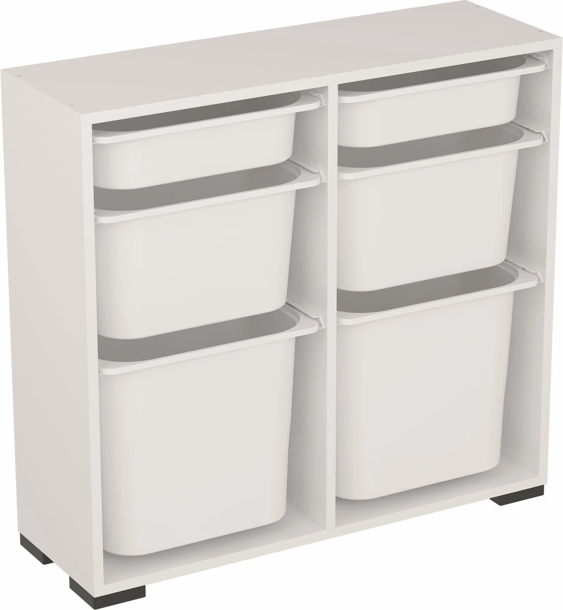 Večnamenska omara Carla, bela