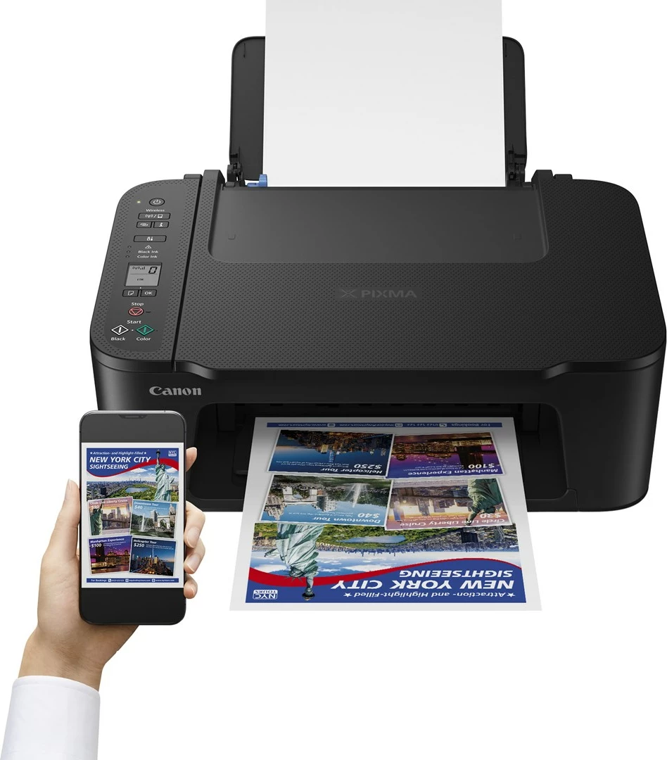 Večfunkcijski brizgalni tiskalnik Canon PIXMA TS3750i, A4, Wi‑Fi, črn