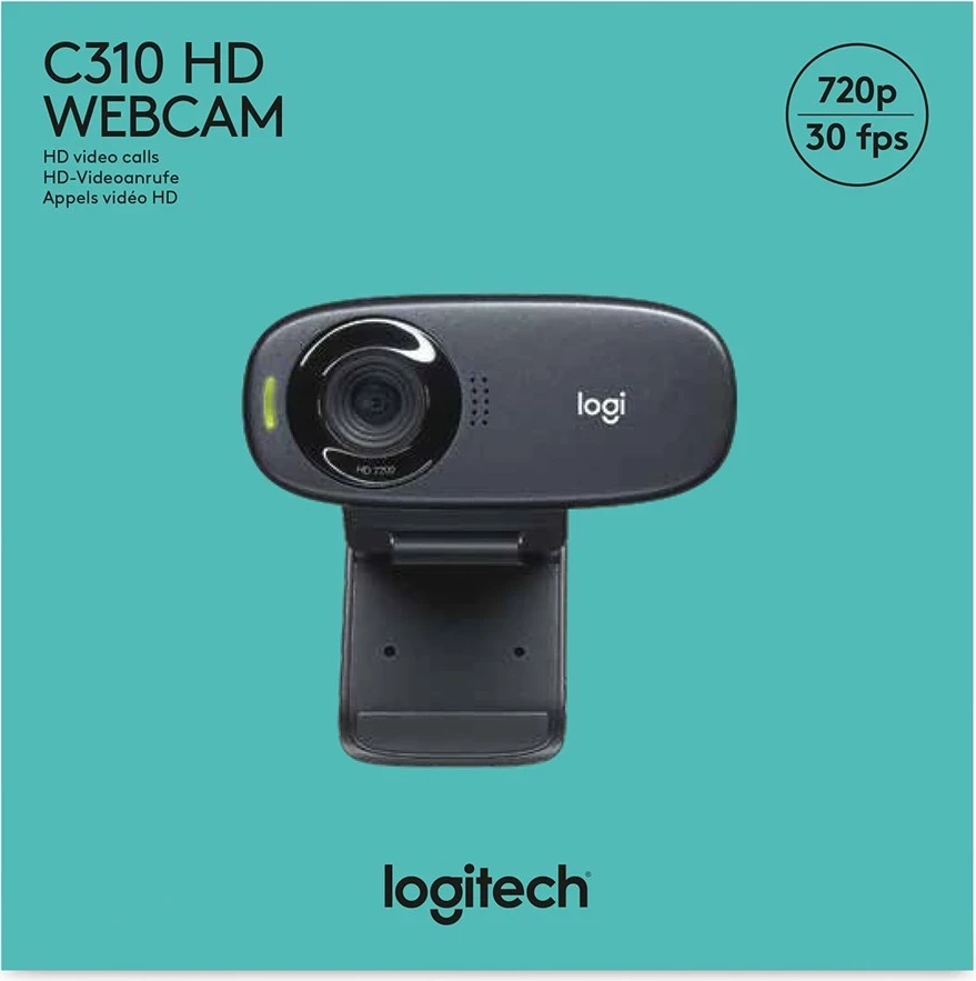 Spletna kamera Logitech C310, črna
