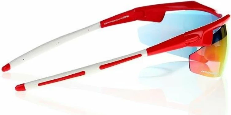 Športna sončna očala Goggle, unisex, rdeče/belo