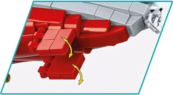 Detajni model aktrakplovila IJN Akagi, Cobi Klocki, 3573 kosov, Zbirka Historical