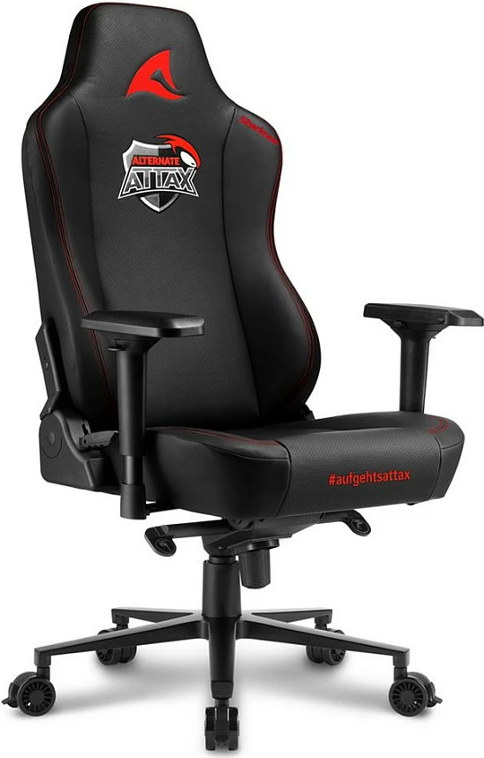 Ergonomski gaming stol Sharkoon SKILLER SGS40 aTTax Sonderedition, črno/rdeč